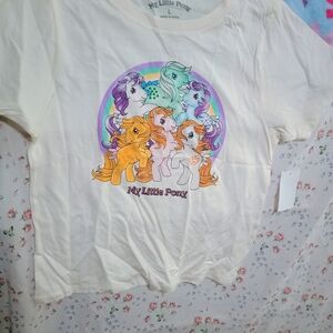 My Little Pony White T-Shirt with Colorful Ponies